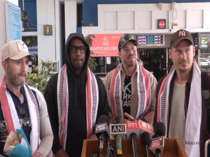 UK pop band 'Blue' lands in Imphal ahead of Sangai Music Festival performance | UK pop band 'Blue' lands in Imphal ahead of Sangai Music Festival performance