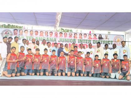 Adilabad tops 44th Telangana State Junior Inter-District Kho Kho Championship | Adilabad tops 44th Telangana State Junior Inter-District Kho Kho Championship
