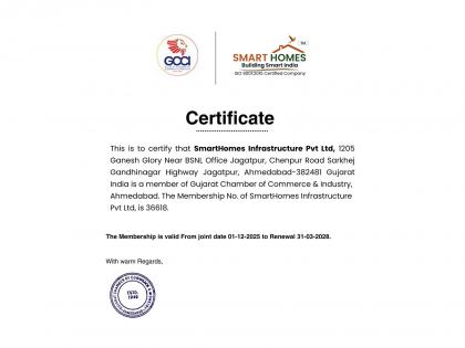 SmartHomes Infrastructure Joins GCCI, Boosting Its Leadership in Dholera Smart City Development | SmartHomes Infrastructure Joins GCCI, Boosting Its Leadership in Dholera Smart City Development SmartHomes Infrastructure Joins GCCI, Boosting Its Leadership in Dholera Smart City Development | SmartHomes Infrastructure Joins GCCI, Boosting Its Leadership in Dholera Smart City Development