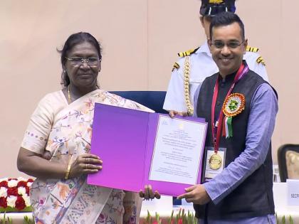 Prateek Madhav Honoured with National Award for Individual Excellence by DEPwD, MoSJ&E | Prateek Madhav Honoured with National Award for Individual Excellence by DEPwD, MoSJ&E