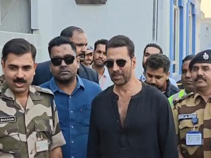 Akshay Kumar arrives in Jodhpur, calls Rajasthan a "beautiful place" | Akshay Kumar arrives in Jodhpur, calls Rajasthan a "beautiful place"