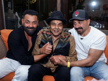 Sunny Deol, Bobby Deol immerse dad Dharmendra's ashes in Ganga | Sunny Deol, Bobby Deol immerse dad Dharmendra's ashes in Ganga Sunny Deol, Bobby Deol immerse dad Dharmendra's ashes in Ganga | Sunny Deol, Bobby Deol immerse dad Dharmendra's ashes in Ganga