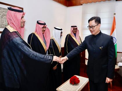 Union Minister Kiren Rijiju holds "warm, constructive" talks with Saudi Shura Council delegation | Union Minister Kiren Rijiju holds "warm, constructive" talks with Saudi Shura Council delegation