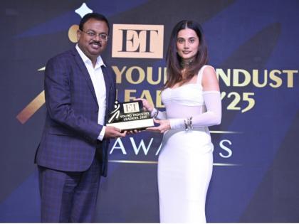 Dr. Rajib Mukhapadhyay Receives ET Young Industry Leaders 2025 Award from Taapsee Pannu for Skill Development through Le Rythme | Dr. Rajib Mukhapadhyay Receives ET Young Industry Leaders 2025 Award from Taapsee Pannu for Skill Development through Le Rythme Dr. Rajib Mukhapadhyay Receives ET Young Industry Leaders 2025 Award from Taapsee Pannu for Skill Development through Le Rythme | Dr. Rajib Mukhapadhyay Receives ET Young Industry Leaders 2025 Award from Taapsee Pannu for Skill Development through Le Rythme
