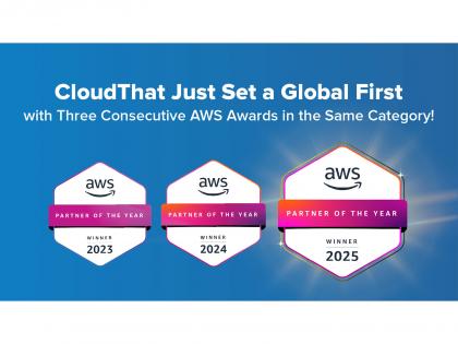 CloudThat Just Set a Global First with Three Consecutive AWS Awards in the Same Category | CloudThat Just Set a Global First with Three Consecutive AWS Awards in the Same Category