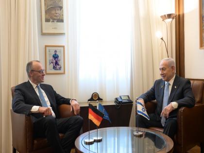 German Chancellor meets Netanyahu, calls for creation of Palestinian State | German Chancellor meets Netanyahu, calls for creation of Palestinian State German Chancellor meets Netanyahu, calls for creation of Palestinian State | German Chancellor meets Netanyahu, calls for creation of Palestinian State