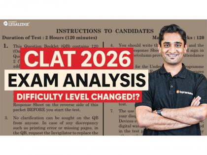CLAT 2026 Exam Analysis by Harsh Gagrani, Co-Founder, LegalEdge by Toprankers | CLAT 2026 Exam Analysis by Harsh Gagrani, Co-Founder, LegalEdge by Toprankers