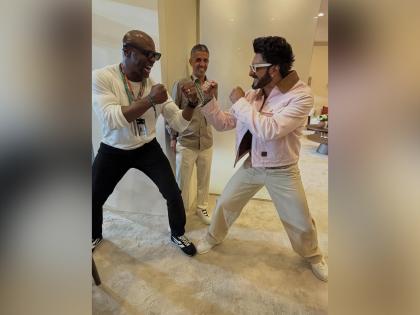 At Abu Dhabi Grand Prix 2025, Terry Crews congratulates Ranveer Singh on 'Dhurandhar' | At Abu Dhabi Grand Prix 2025, Terry Crews congratulates Ranveer Singh on 'Dhurandhar'