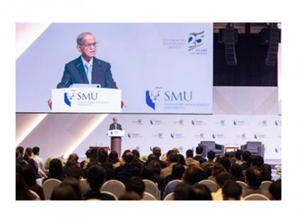 Narayana Murthy shares leadership lessons at SMU Visionary Series as SMU launches 2026 Singapore-India Hackathon | Narayana Murthy shares leadership lessons at SMU Visionary Series as SMU launches 2026 Singapore-India Hackathon