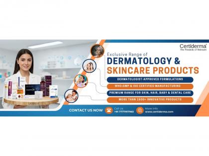 Certiderma expands Pan-India Presence as the Most Trusted Derma PCD Franchise & Cosmeceutical Company | Certiderma expands Pan-India Presence as the Most Trusted Derma PCD Franchise & Cosmeceutical Company Certiderma expands Pan-India Presence as the Most Trusted Derma PCD Franchise & Cosmeceutical Company | Certiderma expands Pan-India Presence as the Most Trusted Derma PCD Franchise & Cosmeceutical Company