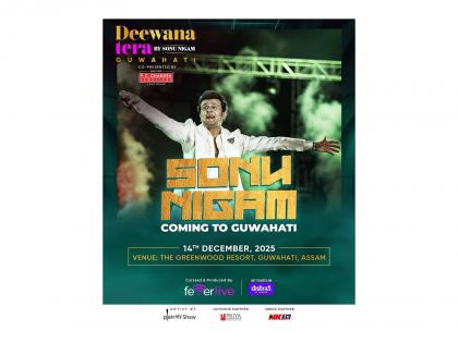 Sonu Nigam to kick off 'Deewana Tera Tour' in Guwahati on December 14 | Sonu Nigam to kick off 'Deewana Tera Tour' in Guwahati on December 14 Sonu Nigam to kick off 'Deewana Tera Tour' in Guwahati on December 14 | Sonu Nigam to kick off 'Deewana Tera Tour' in Guwahati on December 14