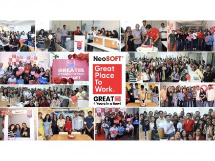 NeoSOFT Earns "Great Place to Work" Certification for the Fourth Consecutive Year | NeoSOFT Earns "Great Place to Work" Certification for the Fourth Consecutive Year NeoSOFT Earns "Great Place to Work" Certification for the Fourth Consecutive Year | NeoSOFT Earns "Great Place to Work" Certification for the Fourth Consecutive Year