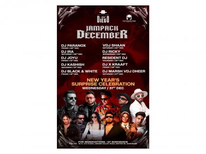 Club Diego, Gurugram Unveils Its Power-Packed 'Jampack December' Lineup, Culminating in the Biggest New Year's Eve Party of 2025 | Club Diego, Gurugram Unveils Its Power-Packed 'Jampack December' Lineup, Culminating in the Biggest New Year's Eve Party of 2025