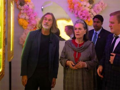 Sonia Gandhi visits Russian artist Nikas Safronov's 'Dream Vision' exhibition in Delhi | Sonia Gandhi visits Russian artist Nikas Safronov's 'Dream Vision' exhibition in Delhi Sonia Gandhi visits Russian artist Nikas Safronov's 'Dream Vision' exhibition in Delhi | Sonia Gandhi visits Russian artist Nikas Safronov's 'Dream Vision' exhibition in Delhi