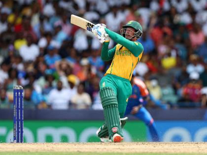Quinton's fiery 90, late blitz from Donovan-Miller take SA to 213/4 against India in 2nd T20I | Quinton's fiery 90, late blitz from Donovan-Miller take SA to 213/4 against India in 2nd T20I