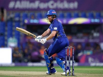Farooqi's four-for, Bairstow's unbeaten 49 power MI Emirates to comfortable seven-wicket win | Farooqi's four-for, Bairstow's unbeaten 49 power MI Emirates to comfortable seven-wicket win