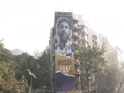 Lionel Messi graffiti unveiled in Mumbai ahead of football icon's visit on Sunday | Lionel Messi graffiti unveiled in Mumbai ahead of football icon's visit on Sunday Lionel Messi graffiti unveiled in Mumbai ahead of football icon's visit on Sunday | Lionel Messi graffiti unveiled in Mumbai ahead of football icon's visit on Sunday