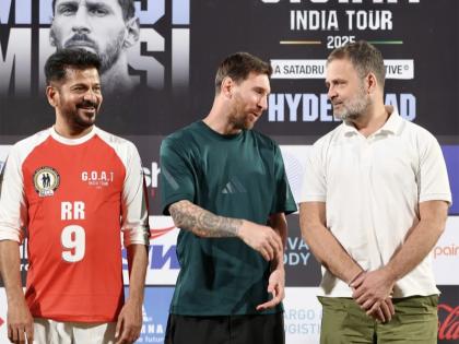Lionel Messi treats fans in Hyderabad with his electrifying presence; meets Telangana CM Revanth, Rahul Gandhi | Lionel Messi treats fans in Hyderabad with his electrifying presence; meets Telangana CM Revanth, Rahul Gandhi Lionel Messi treats fans in Hyderabad with his electrifying presence; meets Telangana CM Revanth, Rahul Gandhi | Lionel Messi treats fans in Hyderabad with his electrifying presence; meets Telangana CM Revanth, Rahul Gandhi