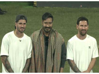 Ajay Devgn meets footballers Lionel Messi, Luis Suarez, Rodrigo De Paul in Mumbai | Ajay Devgn meets footballers Lionel Messi, Luis Suarez, Rodrigo De Paul in Mumbai Ajay Devgn meets footballers Lionel Messi, Luis Suarez, Rodrigo De Paul in Mumbai | Ajay Devgn meets footballers Lionel Messi, Luis Suarez, Rodrigo De Paul in Mumbai