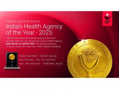 Brandcare Globally Recognised as India's Health Agency of 2025 by TopFICE | Brandcare Globally Recognised as India's Health Agency of 2025 by TopFICE Brandcare Globally Recognised as India's Health Agency of 2025 by TopFICE | Brandcare Globally Recognised as India's Health Agency of 2025 by TopFICE