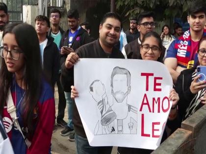 'Messi, Messi' chants echo outside Arun Jaitley Stadium ahead of Argentine legend's Delhi visit | 'Messi, Messi' chants echo outside Arun Jaitley Stadium ahead of Argentine legend's Delhi visit 'Messi, Messi' chants echo outside Arun Jaitley Stadium ahead of Argentine legend's Delhi visit | 'Messi, Messi' chants echo outside Arun Jaitley Stadium ahead of Argentine legend's Delhi visit