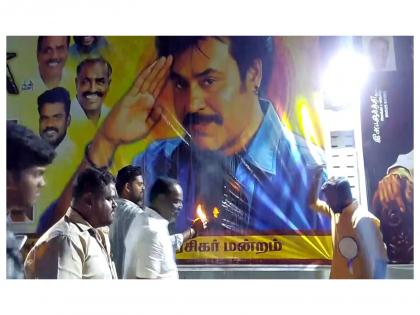 Rajinikanth's fans celebrate re-release of his film 'Padayappa' in Madurai | Rajinikanth's fans celebrate re-release of his film 'Padayappa' in Madurai Rajinikanth's fans celebrate re-release of his film 'Padayappa' in Madurai | Rajinikanth's fans celebrate re-release of his film 'Padayappa' in Madurai