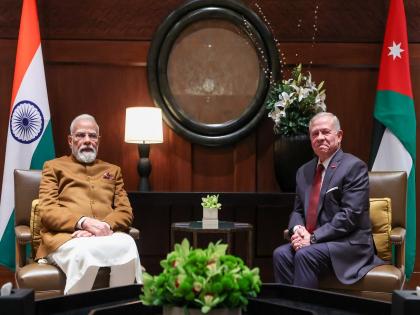 PM Modi holds "productive discussions" with Jordan's King; shares "8-point vision" on trade, critical minerals, nuclear cooperation | PM Modi holds "productive discussions" with Jordan's King; shares "8-point vision" on trade, critical minerals, nuclear cooperation PM Modi holds "productive discussions" with Jordan's King; shares "8-point vision" on trade, critical minerals, nuclear cooperation | PM Modi holds "productive discussions" with Jordan's King; shares "8-point vision" on trade, critical minerals, nuclear cooperation