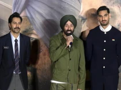 Sunny Deol makes first public appearance after Dharmendra's demise, gets teary-eyed at 'Border 2' teaser launch event | Sunny Deol makes first public appearance after Dharmendra's demise, gets teary-eyed at 'Border 2' teaser launch event Sunny Deol makes first public appearance after Dharmendra's demise, gets teary-eyed at 'Border 2' teaser launch event | Sunny Deol makes first public appearance after Dharmendra's demise, gets teary-eyed at 'Border 2' teaser launch event
