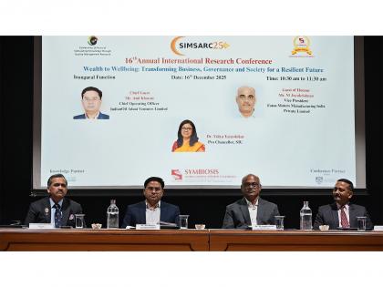 SIMS Pune Hosts 16th International Research Conference, SIMSARC'25, on 'Wealth to Wellbeing' | SIMS Pune Hosts 16th International Research Conference, SIMSARC'25, on 'Wealth to Wellbeing' SIMS Pune Hosts 16th International Research Conference, SIMSARC'25, on 'Wealth to Wellbeing' | SIMS Pune Hosts 16th International Research Conference, SIMSARC'25, on 'Wealth to Wellbeing'