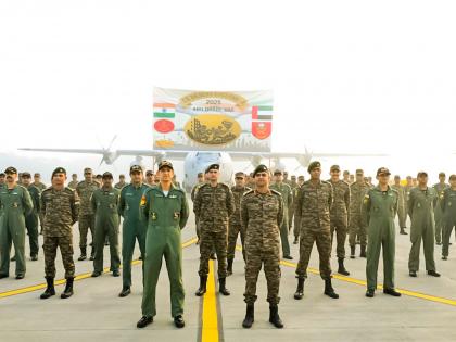 Indian Army contingent departs for India-UAE joint military exercise DESERT CYCLONE-II in Abu Dhabi Indian Army contingent departs for India-UAE joint military exercise DESERT CYCLONE-II in Abu Dhabi