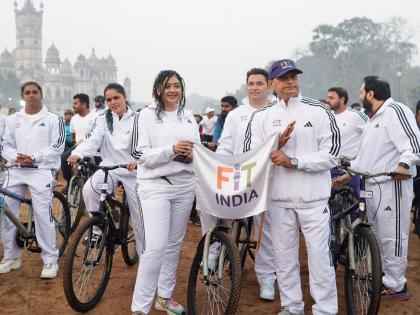 "Cycling is best way to get fit": Former cricketer Rajesh Chauhan at 55th edition of Fit India Sundays on Cycle | "Cycling is best way to get fit": Former cricketer Rajesh Chauhan at 55th edition of Fit India Sundays on Cycle "Cycling is best way to get fit": Former cricketer Rajesh Chauhan at 55th edition of Fit India Sundays on Cycle | "Cycling is best way to get fit": Former cricketer Rajesh Chauhan at 55th edition of Fit India Sundays on Cycle