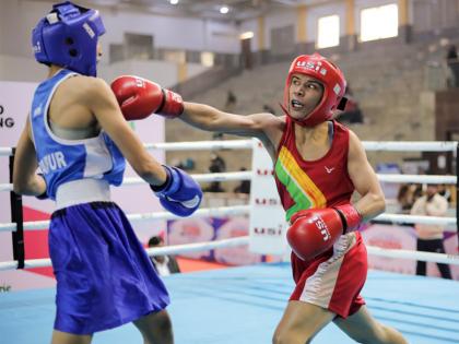 Senior National Boxing: World champion Minakshi, Nikhat, Hitesh ease into semis Senior National Boxing: World champion Minakshi, Nikhat, Hitesh ease into semis