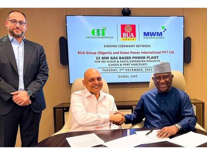 Nigeria-based BUA Group strengthens partnership with Green Power International Pvt. Ltd., becomes its largest customer with new deal for 22 MW plant | Nigeria-based BUA Group strengthens partnership with Green Power International Pvt. Ltd., becomes its largest customer with new deal for 22 MW plant Nigeria-based BUA Group strengthens partnership with Green Power International Pvt. Ltd., becomes its largest customer with new deal for 22 MW plant | Nigeria-based BUA Group strengthens partnership with Green Power International Pvt. Ltd., becomes its largest customer with new deal for 22 MW plant