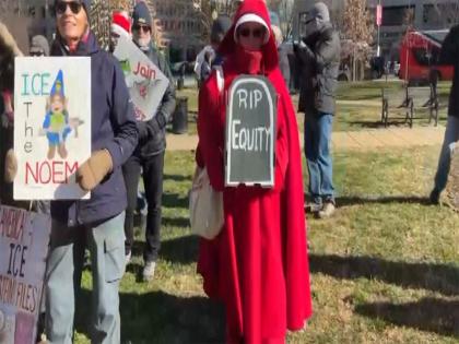 Activists across US protest against Trump's policies as he completes one year in office | Activists across US protest against Trump's policies as he completes one year in office Activists across US protest against Trump's policies as he completes one year in office | Activists across US protest against Trump's policies as he completes one year in office