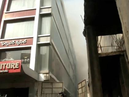 Telangana: Fire breaks out in Hyderabad's Nampally, six feared trapped | Telangana: Fire breaks out in Hyderabad's Nampally, six feared trapped Telangana: Fire breaks out in Hyderabad's Nampally, six feared trapped | Telangana: Fire breaks out in Hyderabad's Nampally, six feared trapped