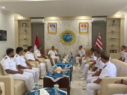 First training squadron of Indian navy strengthens maritime bonds at Indonesia | First training squadron of Indian navy strengthens maritime bonds at Indonesia First training squadron of Indian navy strengthens maritime bonds at Indonesia | First training squadron of Indian navy strengthens maritime bonds at Indonesia