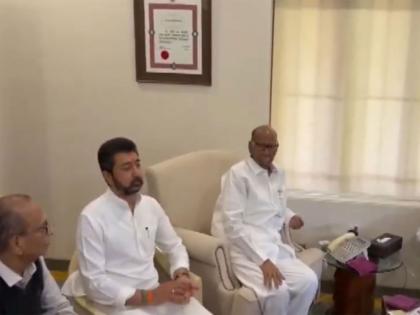 Maharashtra: NCP-SCP leaders gather at Sharad Pawar's residence in Baramati | Maharashtra: NCP-SCP leaders gather at Sharad Pawar's residence in Baramati Maharashtra: NCP-SCP leaders gather at Sharad Pawar's residence in Baramati | Maharashtra: NCP-SCP leaders gather at Sharad Pawar's residence in Baramati