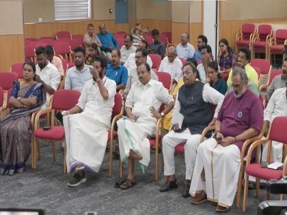 Kerala: Senior BJP leaders watch Union Budget 2026-27 live at party state office | Kerala: Senior BJP leaders watch Union Budget 2026-27 live at party state office Kerala: Senior BJP leaders watch Union Budget 2026-27 live at party state office | Kerala: Senior BJP leaders watch Union Budget 2026-27 live at party state office