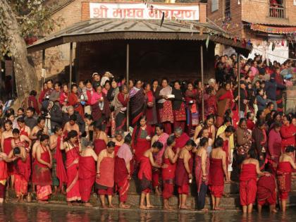One of Nepal's longest fast of "Madhav Narayan" ends with rolling-on-ground and bating rituals | One of Nepal's longest fast of "Madhav Narayan" ends with rolling-on-ground and bating rituals One of Nepal's longest fast of "Madhav Narayan" ends with rolling-on-ground and bating rituals | One of Nepal's longest fast of "Madhav Narayan" ends with rolling-on-ground and bating rituals