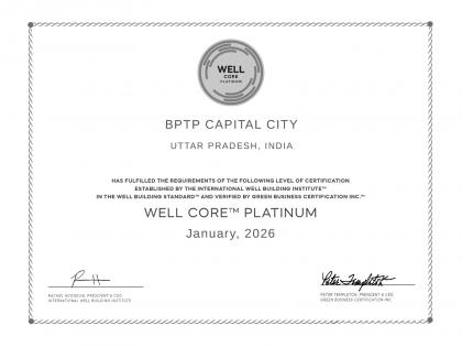 BPTP Capital City Achieves WELL Core Platinum Certification, Reinforcing Leadership in Wellness-Led Workspaces | BPTP Capital City Achieves WELL Core Platinum Certification, Reinforcing Leadership in Wellness-Led Workspaces BPTP Capital City Achieves WELL Core Platinum Certification, Reinforcing Leadership in Wellness-Led Workspaces | BPTP Capital City Achieves WELL Core Platinum Certification, Reinforcing Leadership in Wellness-Led Workspaces