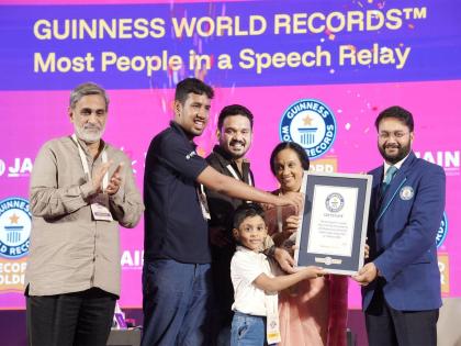Jain University's Summit of Future Sets Guinness World Record; 401-Speaker Relay Creates History | Jain University's Summit of Future Sets Guinness World Record; 401-Speaker Relay Creates History Jain University's Summit of Future Sets Guinness World Record; 401-Speaker Relay Creates History | Jain University's Summit of Future Sets Guinness World Record; 401-Speaker Relay Creates History