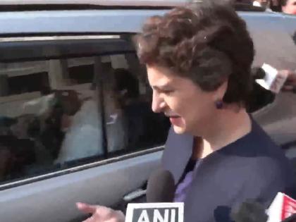 Priyanka Gandhi slams suspension of MPs, calls it 'ridiculous' | Priyanka Gandhi slams suspension of MPs, calls it 'ridiculous' Priyanka Gandhi slams suspension of MPs, calls it 'ridiculous' | Priyanka Gandhi slams suspension of MPs, calls it 'ridiculous'