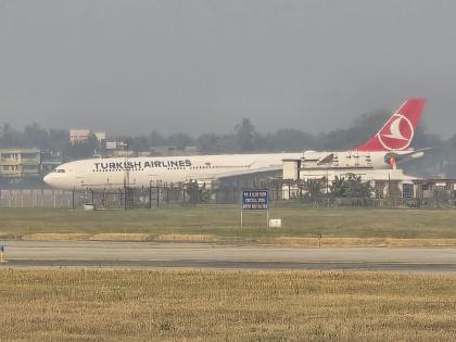 Turkish Airlines right engine catches fire after take-off from Kathmandu airport, lands in Kolkata | Turkish Airlines right engine catches fire after take-off from Kathmandu airport, lands in Kolkata Turkish Airlines right engine catches fire after take-off from Kathmandu airport, lands in Kolkata | Turkish Airlines right engine catches fire after take-off from Kathmandu airport, lands in Kolkata