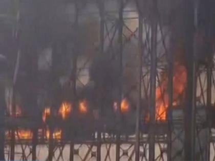 Karnataka: Fire breaks out at a sugar factory in Vijayapura, no casualties reported | Karnataka: Fire breaks out at a sugar factory in Vijayapura, no casualties reported Karnataka: Fire breaks out at a sugar factory in Vijayapura, no casualties reported | Karnataka: Fire breaks out at a sugar factory in Vijayapura, no casualties reported