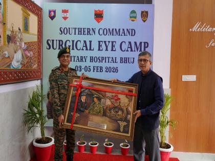 Defence Secretary Rajesh Kumar Singh visits surgical eye surgery camp in Bhuj | Defence Secretary Rajesh Kumar Singh visits surgical eye surgery camp in Bhuj Defence Secretary Rajesh Kumar Singh visits surgical eye surgery camp in Bhuj | Defence Secretary Rajesh Kumar Singh visits surgical eye surgery camp in Bhuj