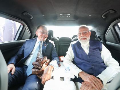From airport to community meet: PM Modi shares car ride with Malaysia's PM Anwar, reflecting personal rapport | From airport to community meet: PM Modi shares car ride with Malaysia's PM Anwar, reflecting personal rapport From airport to community meet: PM Modi shares car ride with Malaysia's PM Anwar, reflecting personal rapport | From airport to community meet: PM Modi shares car ride with Malaysia's PM Anwar, reflecting personal rapport
