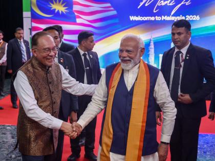 "Excited, thankful, appreciative" Malaysian PM Ibrahim calls PM Modi "great friend" at community event | "Excited, thankful, appreciative" Malaysian PM Ibrahim calls PM Modi "great friend" at community event "Excited, thankful, appreciative" Malaysian PM Ibrahim calls PM Modi "great friend" at community event | "Excited, thankful, appreciative" Malaysian PM Ibrahim calls PM Modi "great friend" at community event