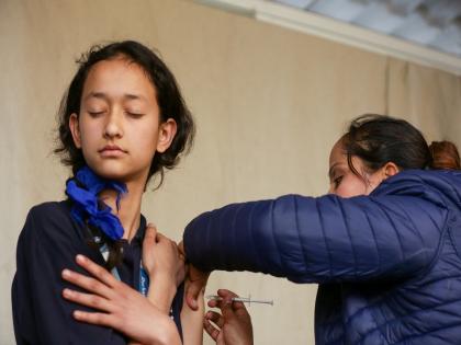 Nepal continues HPV vaccination drive amid preparations for parliamentary elections | Nepal continues HPV vaccination drive amid preparations for parliamentary elections Nepal continues HPV vaccination drive amid preparations for parliamentary elections | Nepal continues HPV vaccination drive amid preparations for parliamentary elections