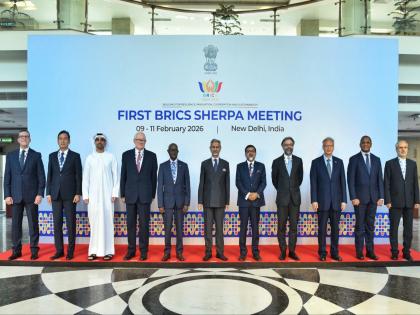 First BRICS Sherpas' Meeting Held During India's Chairship in New Delhi | First BRICS Sherpas' Meeting Held During India's Chairship in New Delhi First BRICS Sherpas' Meeting Held During India's Chairship in New Delhi | First BRICS Sherpas' Meeting Held During India's Chairship in New Delhi