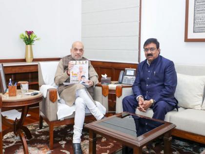 Rajya Sabha MP Ajeet Gopchade meets Home Minister Amit Shah; submits memoranda on border security, national language and Marathwada development | Rajya Sabha MP Ajeet Gopchade meets Home Minister Amit Shah; submits memoranda on border security, national language and Marathwada development Rajya Sabha MP Ajeet Gopchade meets Home Minister Amit Shah; submits memoranda on border security, national language and Marathwada development | Rajya Sabha MP Ajeet Gopchade meets Home Minister Amit Shah; submits memoranda on border security, national language and Marathwada development